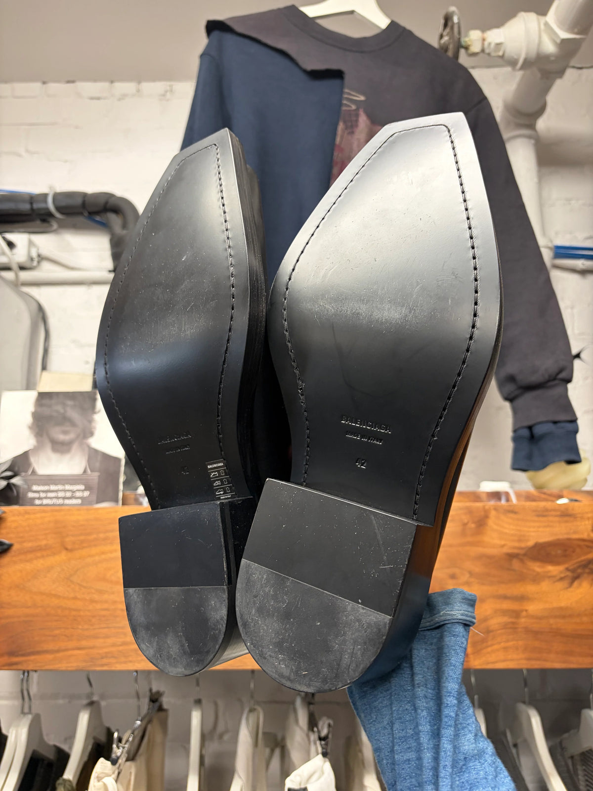 SS2024 Balenciaga ‘Romeo’ Pointed Toe Leather Mules