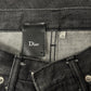 Dior Homme ‘ Raw Black’ Flared Leg Denim
