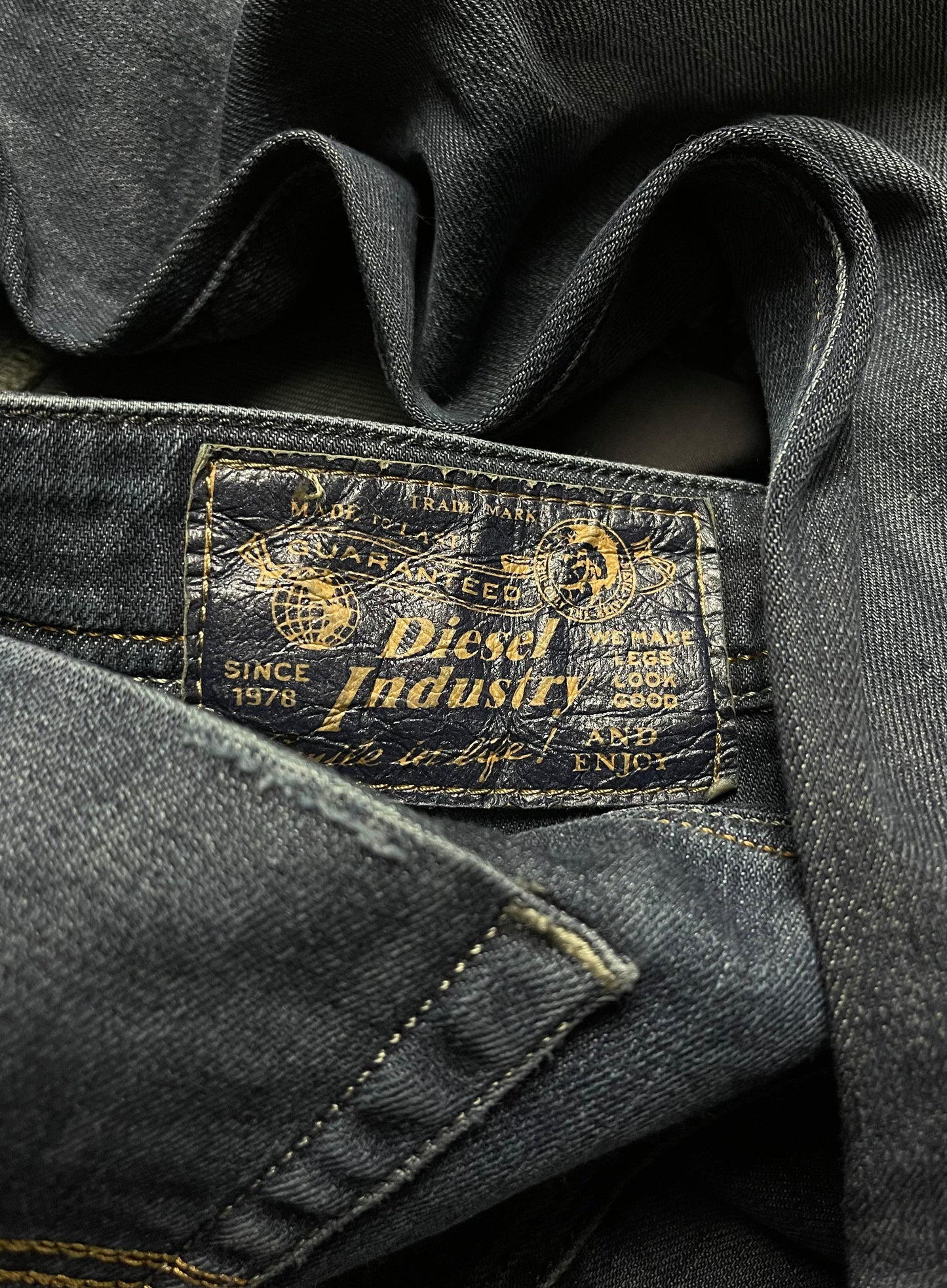 Diesel Washed Blue Bootcut Denim