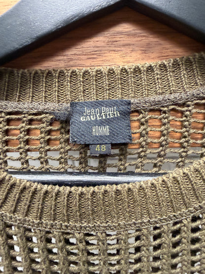 Vintage Jean Paul Gaultier ‘Mixed Patterns’ Cutout Knit Sweater