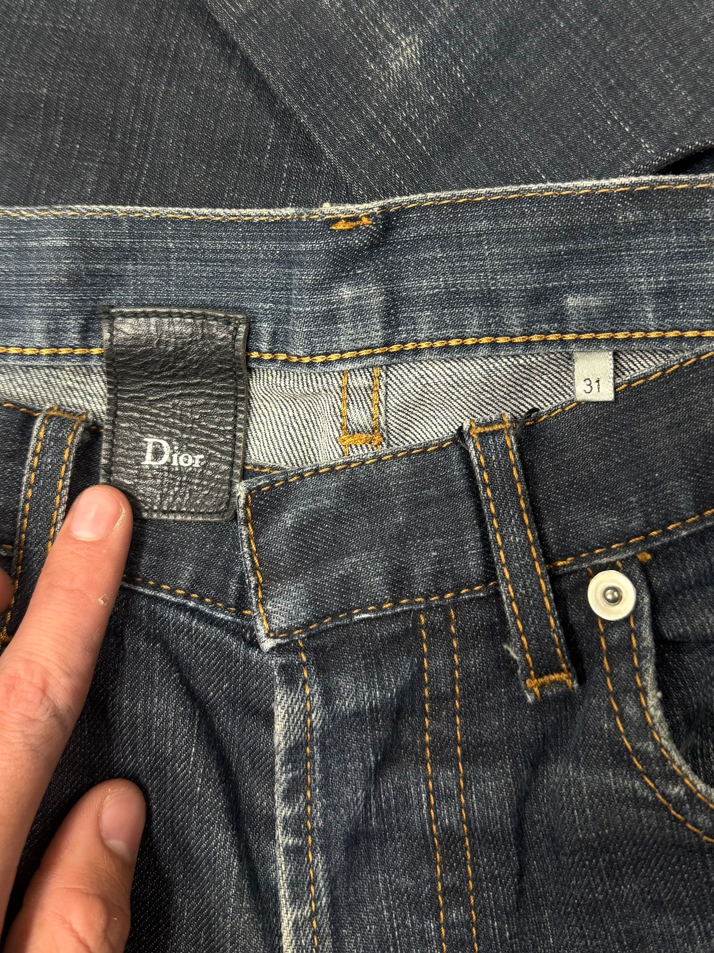 Dior Homme ‘Natural Raw Wash’ Indigo Skinny Denim
