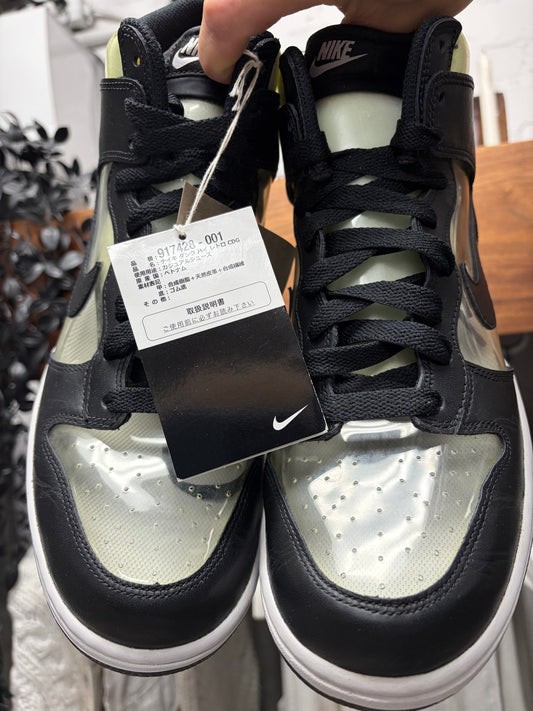 2017 Comme Des Garçons Homme Plus x Nike Dunk Clear High Top Sneakers