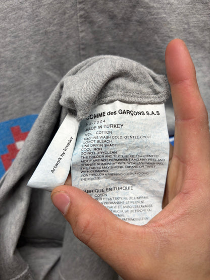 Comme Des Garçons Shirt x Invader Split Graphic T-Shirt