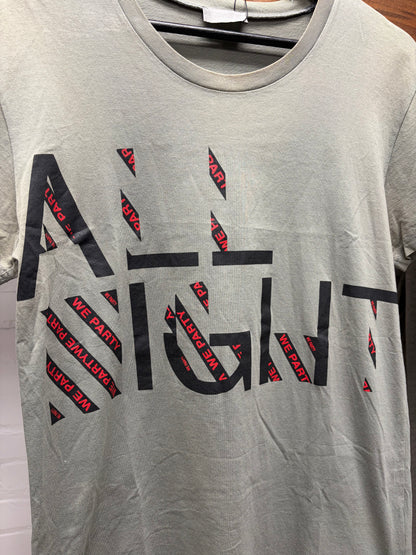 AW2010 Dior Homme ‘Party All Night’ Slogan T-Shirt
