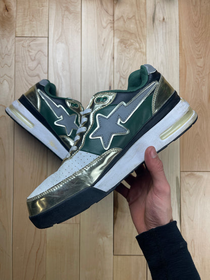 Bape Roadsta Low Top Forest Green Sneakers