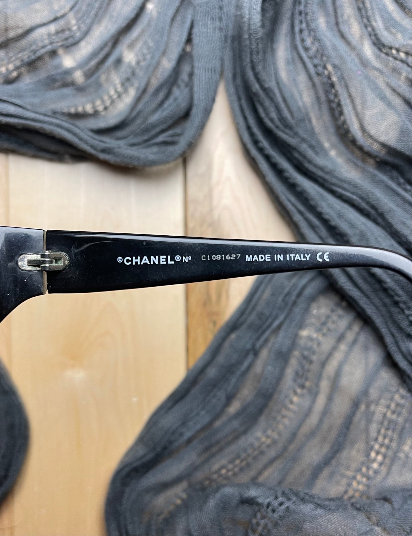 Vintage Chanel Blue Tinted Sunglasses