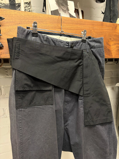 2013 Rick Owens ‘Memphis’ Black Patchwork Panelled Pants