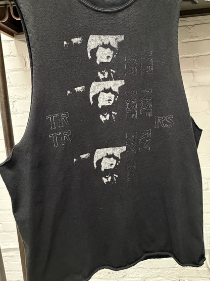 SS2019 Raf Simons Black Graphic ‘Cutoff’ Tank Top