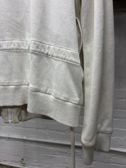 Vintage Helmut Lang ‘Removable Collar’ White Work-Jacket