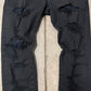 SS2014 Undercover Distressed Black Skinny Jeans
