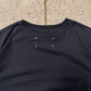 2021 Maison Margiela ‘Basic Stitch’ Blank Black T-Shirt
