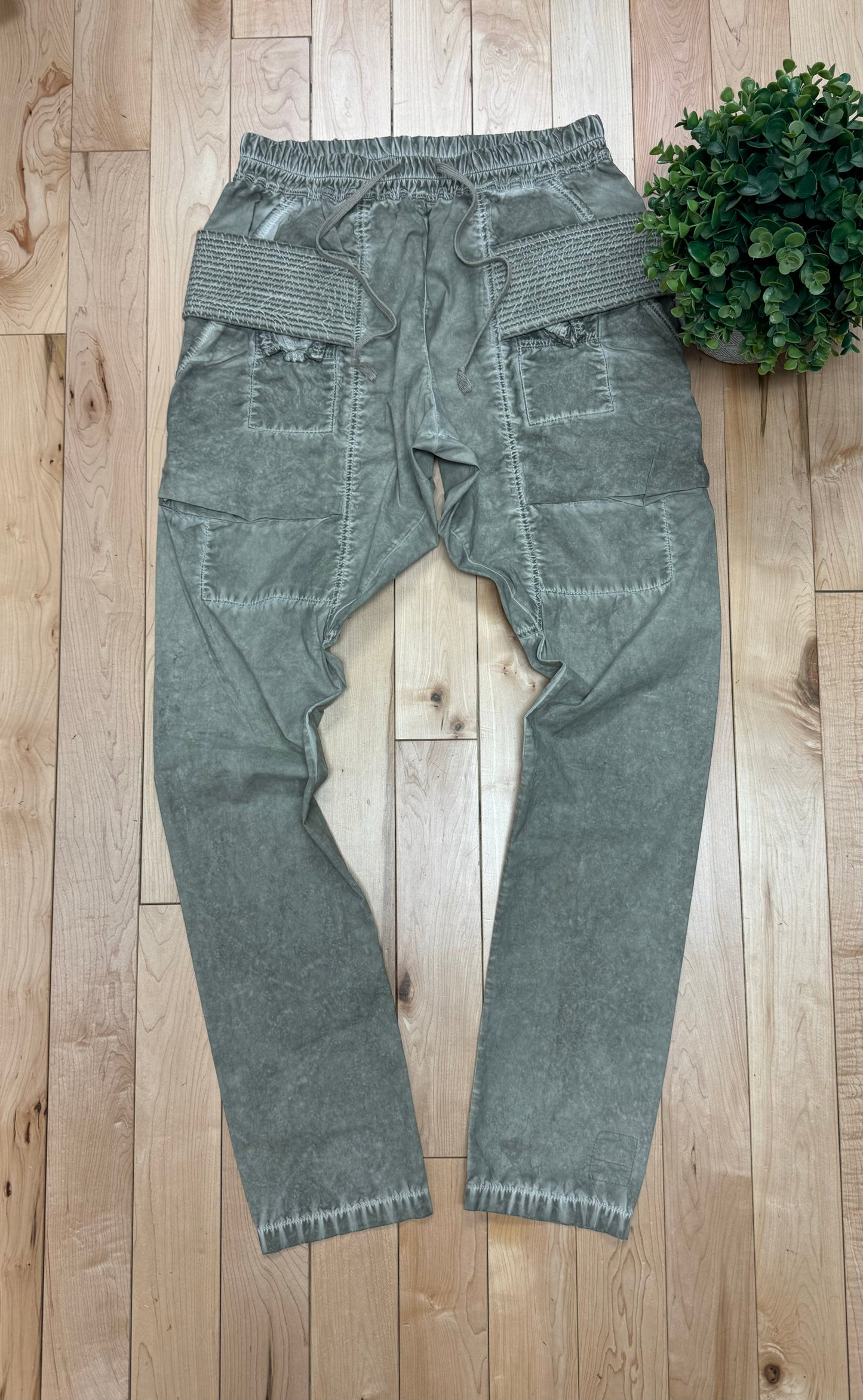 Rick Owens ‘Smoke Washed’ Grey Creatch Cargo Pants