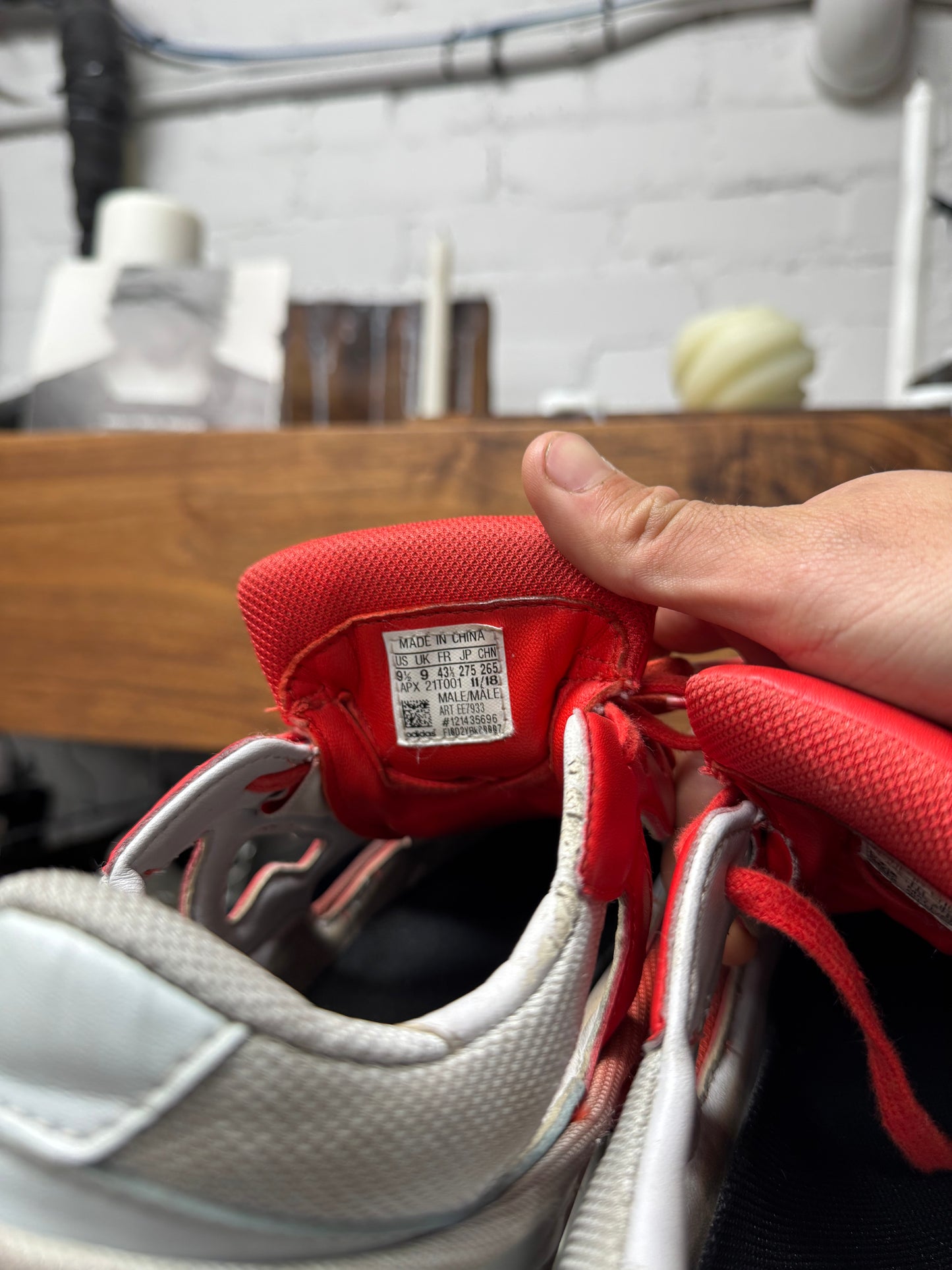Raf Simons x Adidas Ozweegos ‘Cutout’ Low Top Sneakers