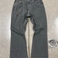 Acne Studios Flared Cut Distressed Grey Denim