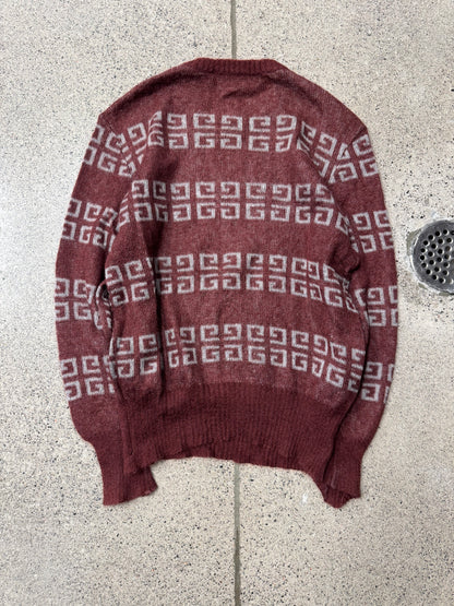 Vintage 90s Givenchy Monogram Wool Sweater