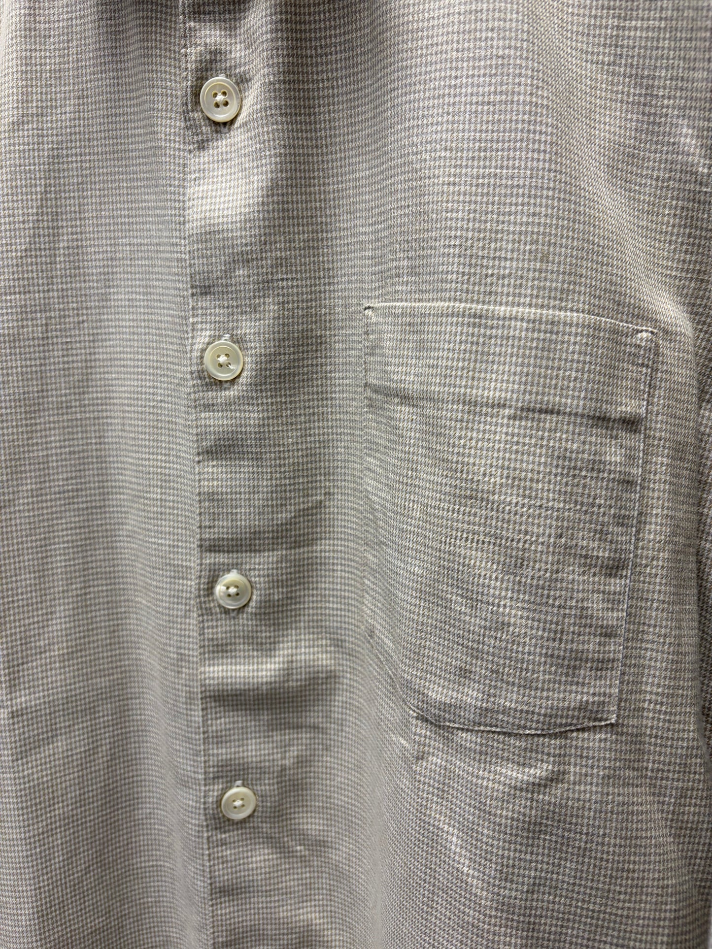 2005 Comme Des Garçons Homme Cream/Pinstripe Button Up Shirt