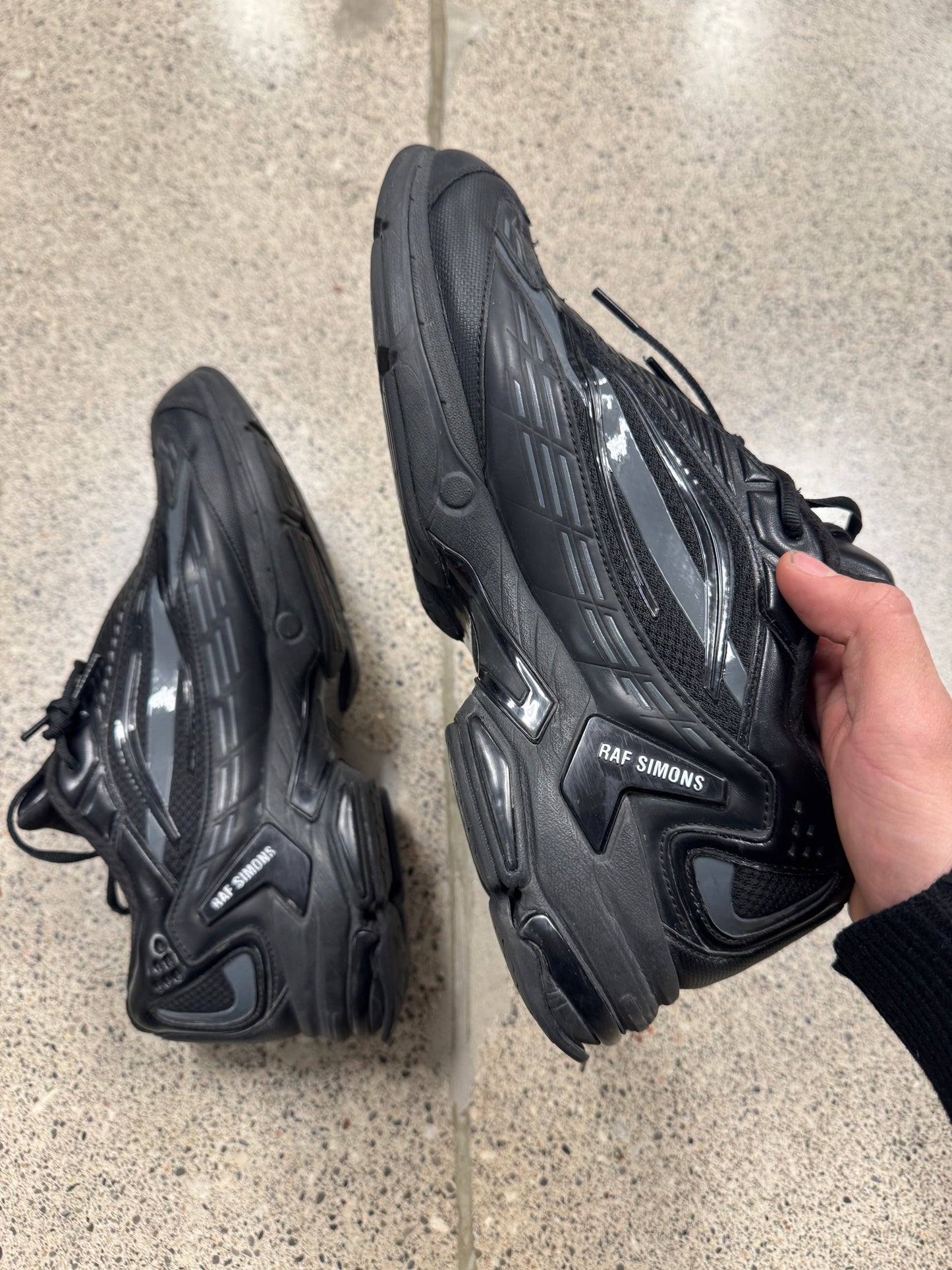 Raf Simons ‘Ultraceptre’ Black Low Top Runners