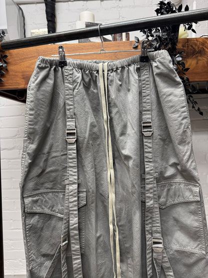 Acne Studios ‘Bondage Strap’ Grey Wide Leg Cargo Pants