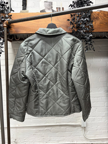 2000s Dolce & Gabbana Military Inspired Quilted Zip-Up Jacket