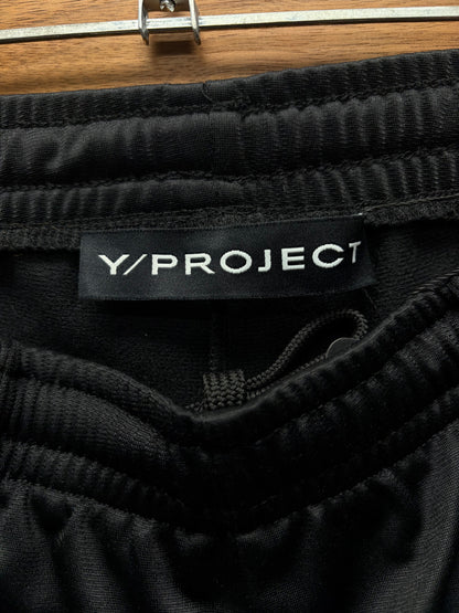 Y-Project ‘Trumpet’ Black Flared Leg Track Pants