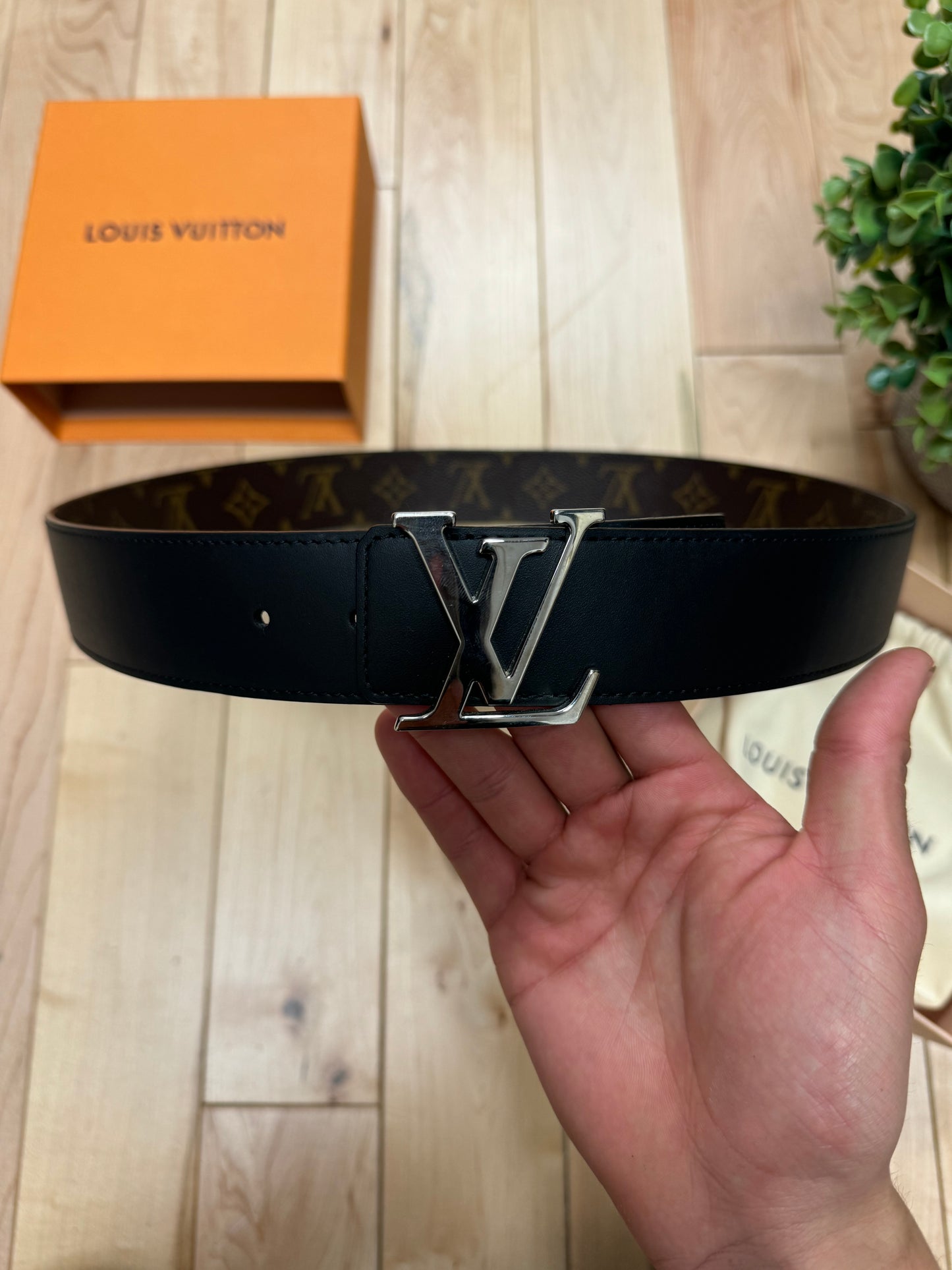 Louis Vuitton Reversible Monogram Belt