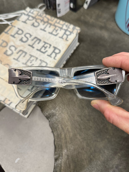 Chrome Hearts ‘G-Money’ Fleur Clear Frame Sunglasses