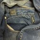 Vintage 1990s Versace Blue Wide Cut Denim