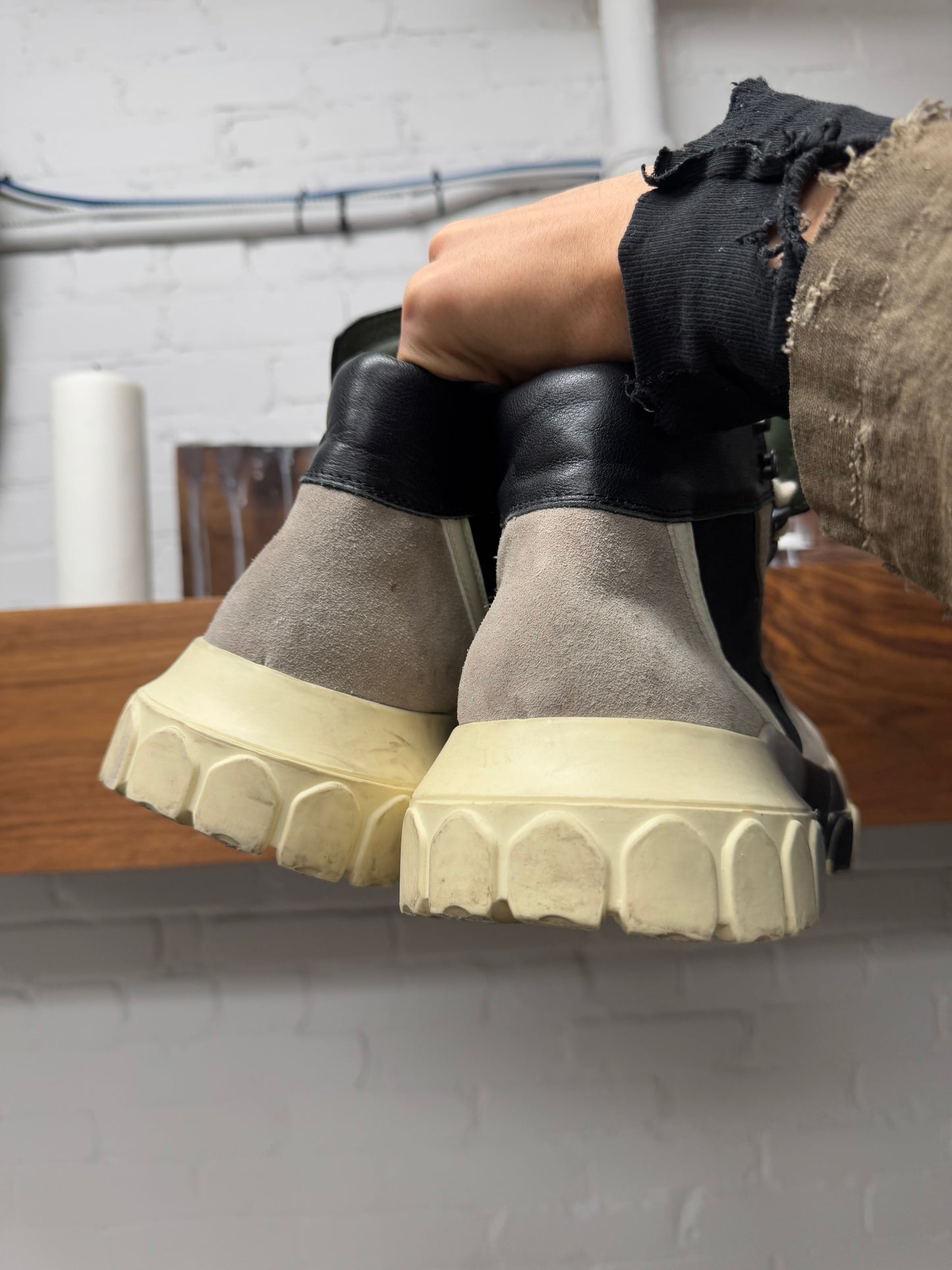 AW2019 Rick Owens ‘As Sample’ Tractor Sneakers