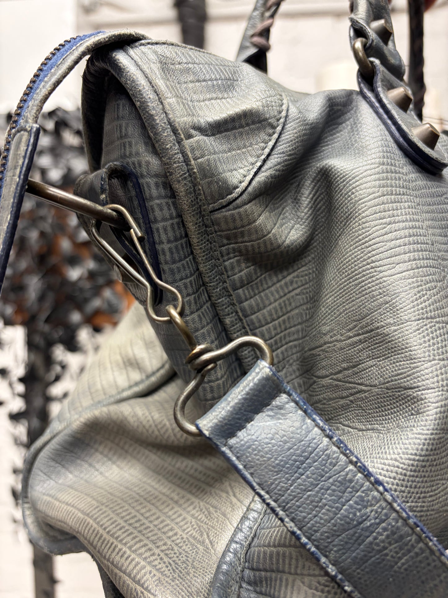 2011 Balenciaga ‘10 Year Anniversary’ Lizard Leather ‘City’ Bag