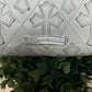 Chrome Hearts ‘Multi Cross’ Calfskin White Leather Long Wallet