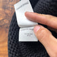 Chrome Hearts Cashmere Leather ‘Single Cross Patch’ Black Knit Beanie
