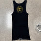 2000s Chrome Hearts ‘Dagger Flooded’ Ribbed Black Tank Top