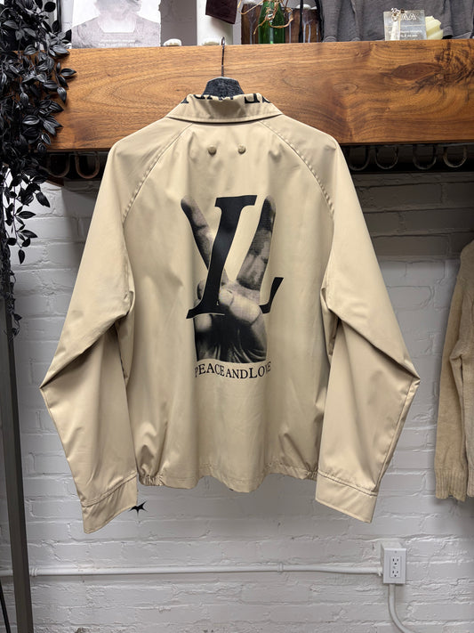 SS2017 Louis Vuitton 'Peace and Love' Harrington Jacket
