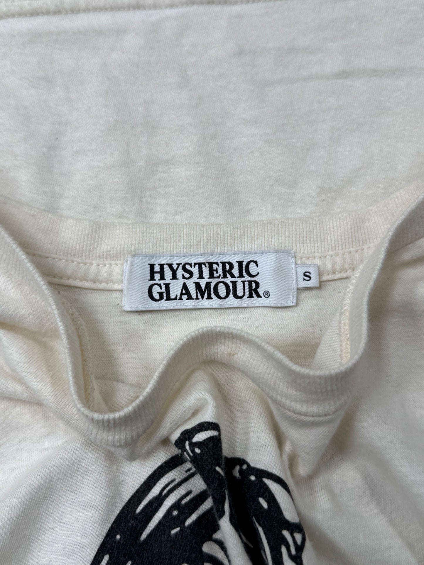 Hysteric Glamour ‘Come on Honey’ White Graphic T-Shirt