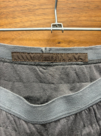 2000s Rick Owens ‘Lilies’ Dust Brown Drop Crotch Pod Shorts