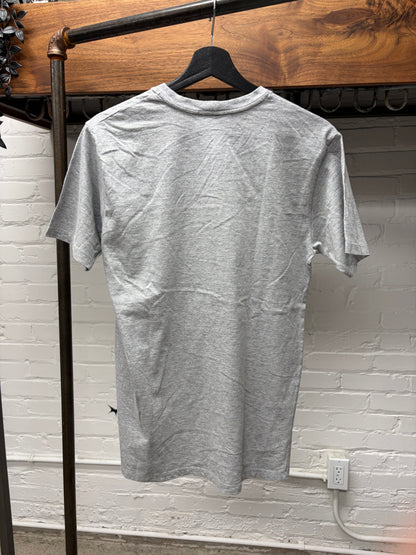 Vintage Yves Saint Laurent ‘Glasses’ YSL Logo Grey/White Graphic T-Shirt