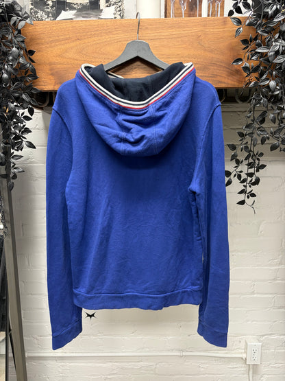 Gucci ‘GG Interlock Logo’ Blue Striped Detail Hoodie