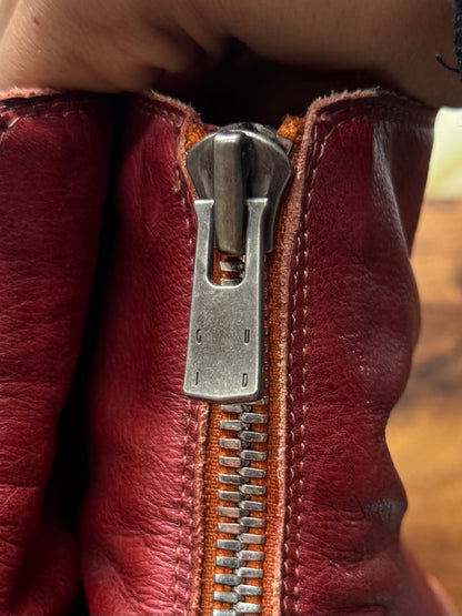 Guidi ‘PL-1’ Full Grain Horse Leather Front Zip Boots