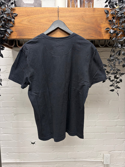 2000s Dolce & Gabbana Rhinestone ‘Dual Pistols’ Black Undershirt