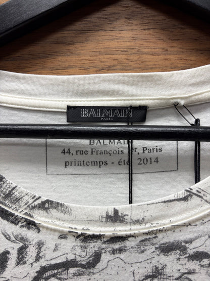 SS2014 Balmain 'Sailing Expedition'
White Sleeveless Tank Top