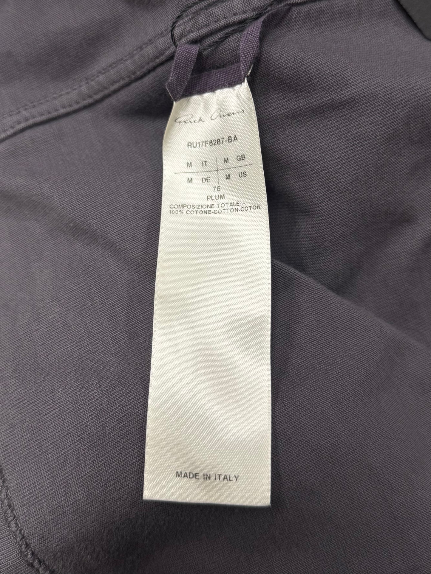AW2017 Rick Owens ‘Plum’ Purple Mock Neck Sweater