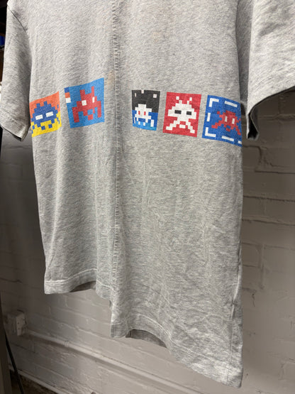 Comme Des Garçons Shirt x Invader Split Graphic T-Shirt