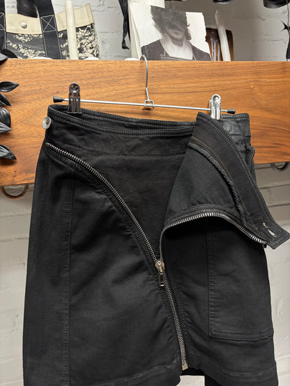 Rick Owens Double Layered Aircut Skirt