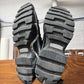 Raf Simons Black/Silver ‘Detroit Runner’ Low Top Sneakers