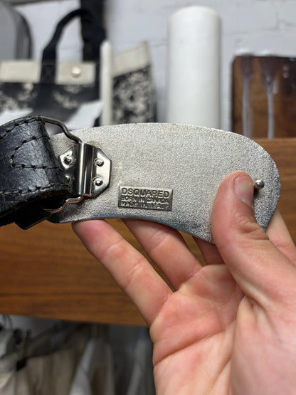 SS2005 Dsquared2 ‘Hawaii’ Black Leather Belt