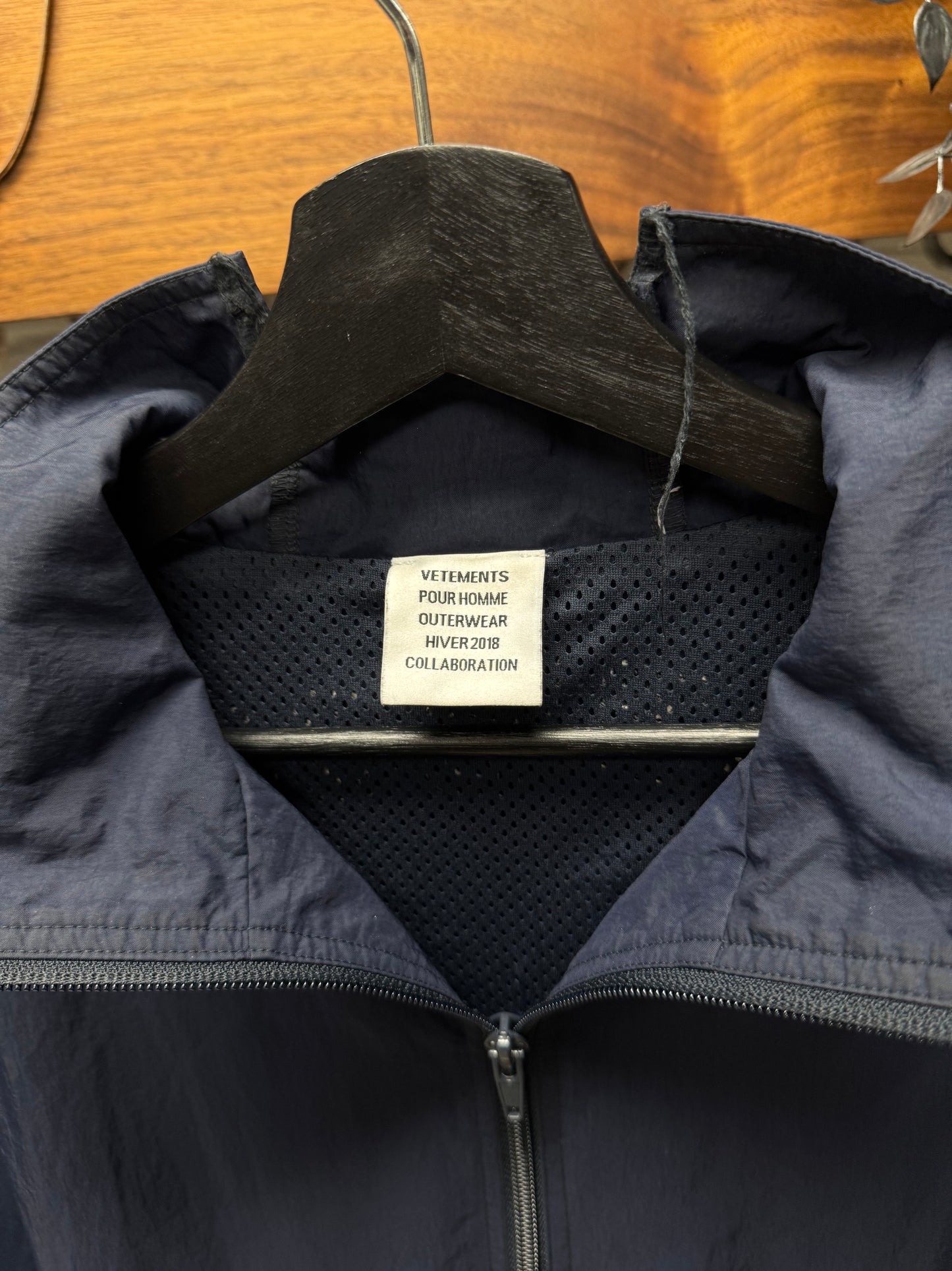 AW2018 Vetements x Reebok Reconstructed Windbreaker Jacket