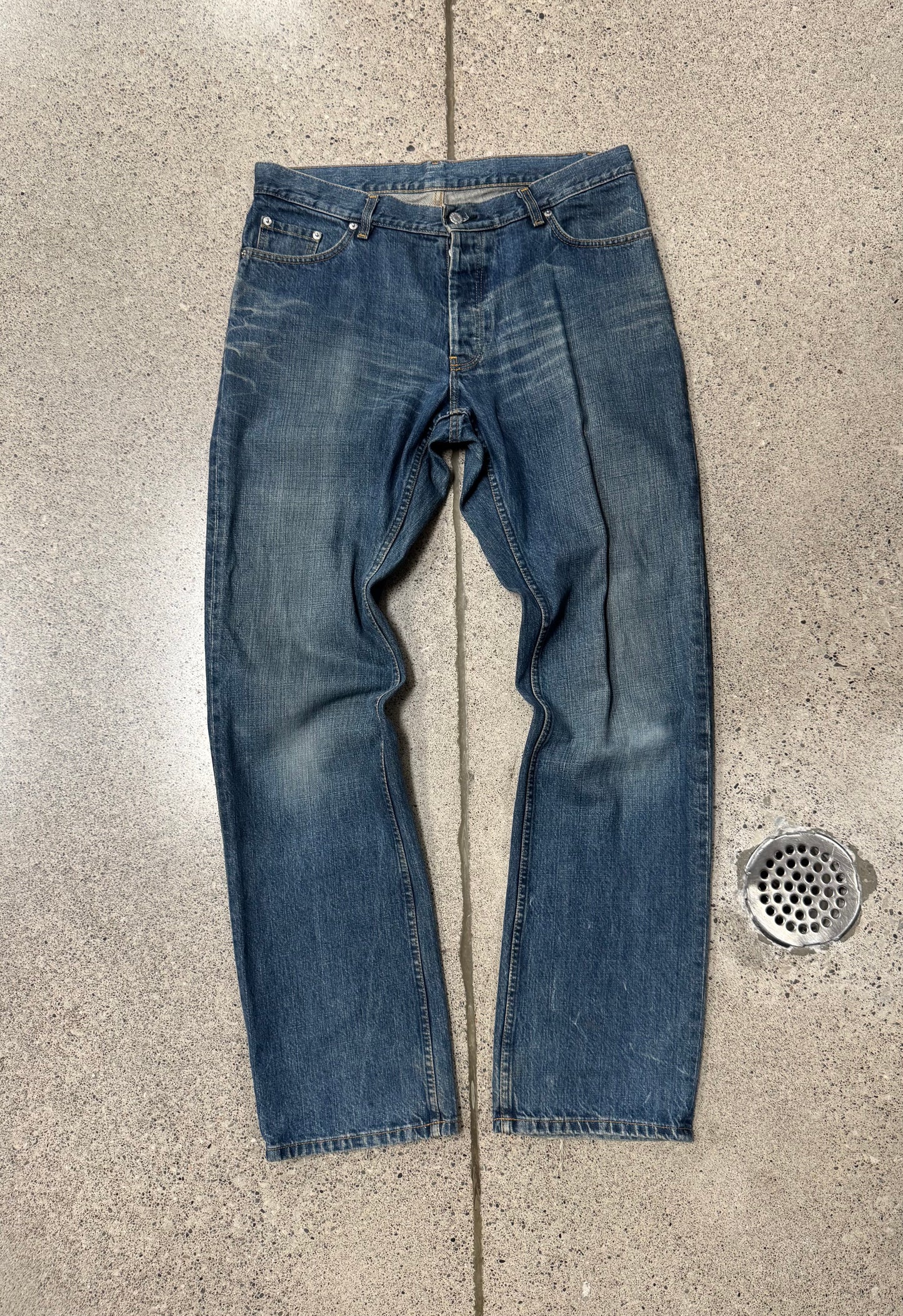 1998 Helmut Lang ‘Washed Blue’ Bootcut Denim