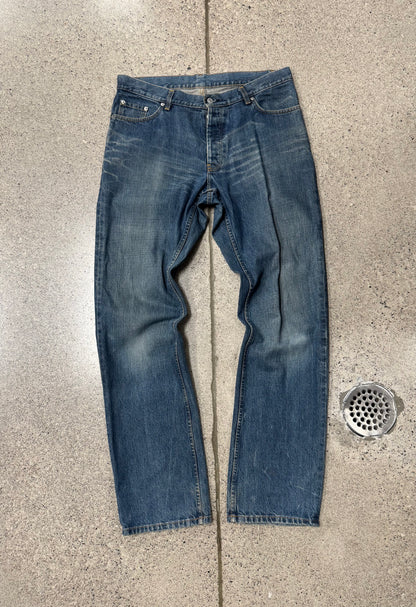 1998 Helmut Lang ‘Washed Blue’ Bootcut Denim