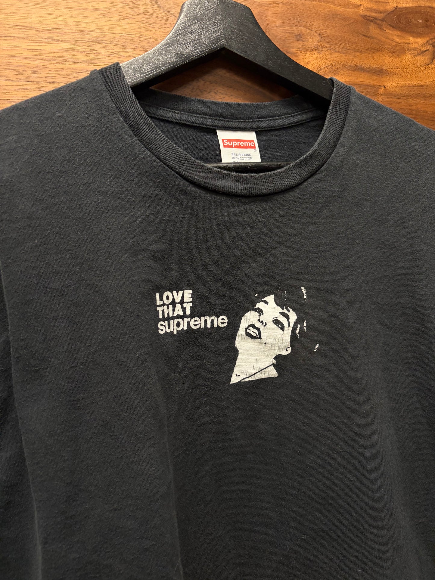 SS2022 Supreme ‘Love That Supreme’ Black Graphic T-Shirt