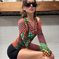 Autumn Winter 1995 Jean Paul Gaultier ‘Cyberdot’ Two Piece Mesh Set